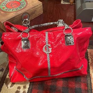 Red guess bag